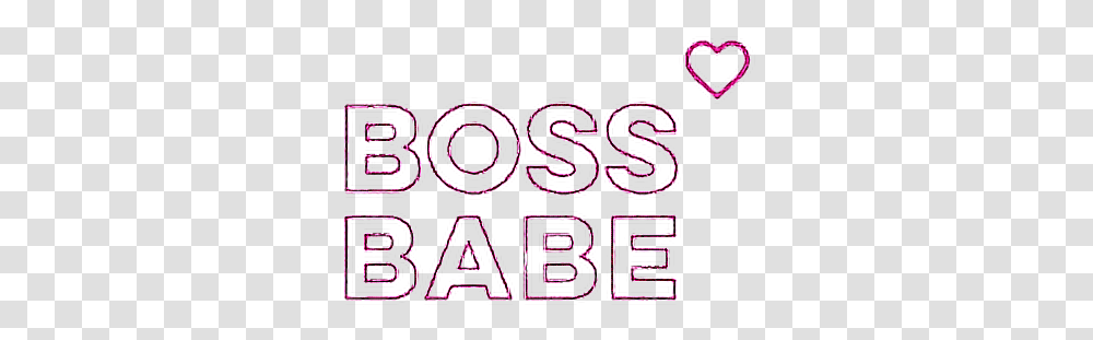Boss Bossbabe Babe Bossbitch Bosslady Bos Heart, Text, Alphabet, Light, Symbol Transparent Png
