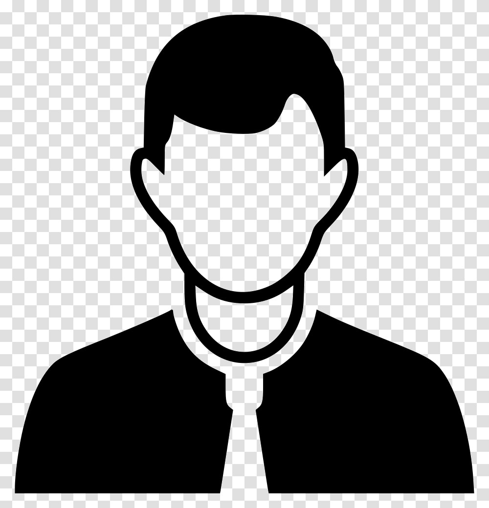 Boss Icon, Stencil, Silhouette, Face Transparent Png