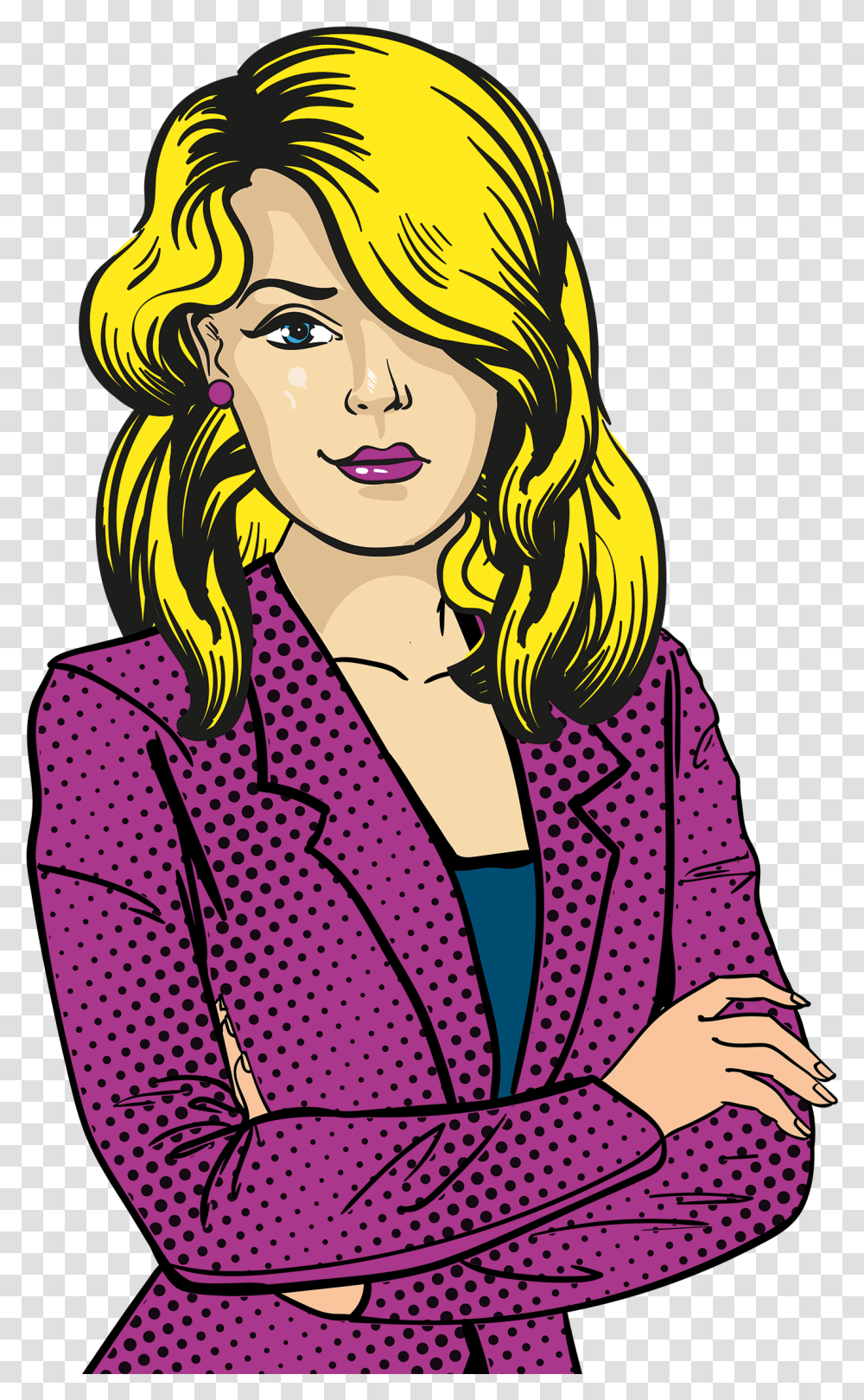 Boss Woman Cartoon, Person, Face, Female Transparent Png