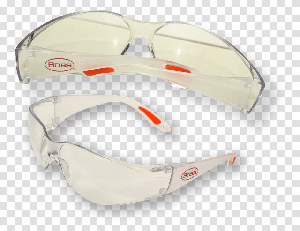 Boss Wrap Around Safety Glasses Side Shields Clear Glasses, Goggles, Accessories, Accessory Transparent Png