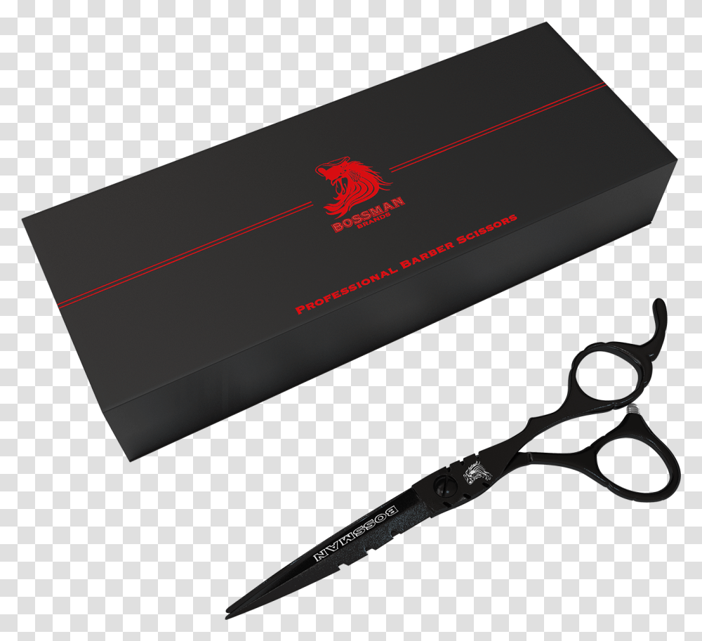 Bossman Professional Barber Scissors Scissors, Weapon, Weaponry, Blade, Business Card Transparent Png