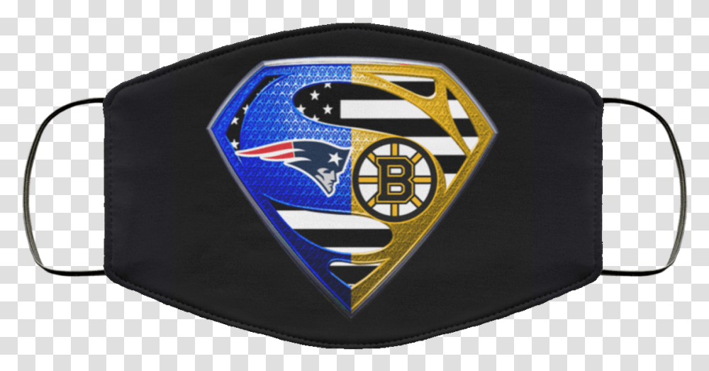 Boston Bruins Diamond Superman Face Mask Three Stooges Face Mask, Emblem, Symbol, Buckle Transparent Png