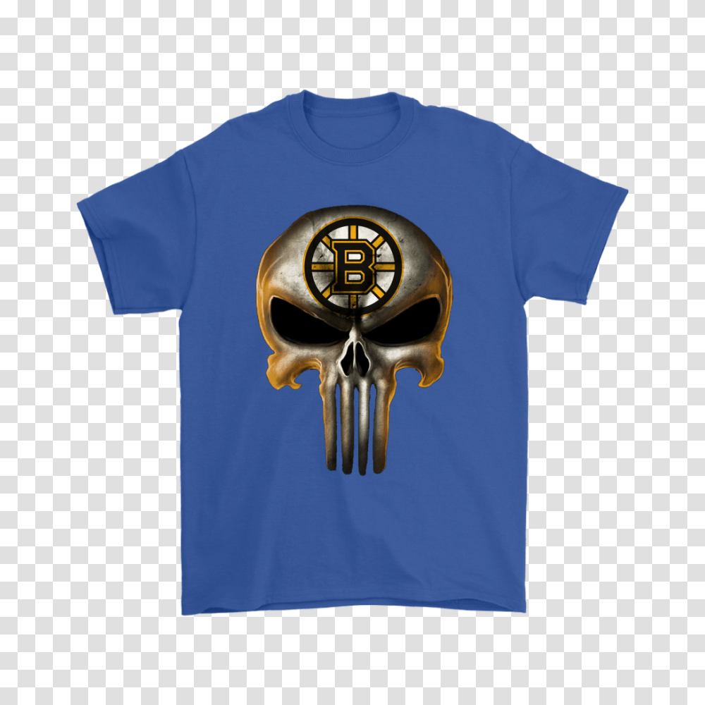 Boston Bruins The Punisher Mashup Ice Hockey Shirts Teeqq Store, Apparel, T-Shirt Transparent Png
