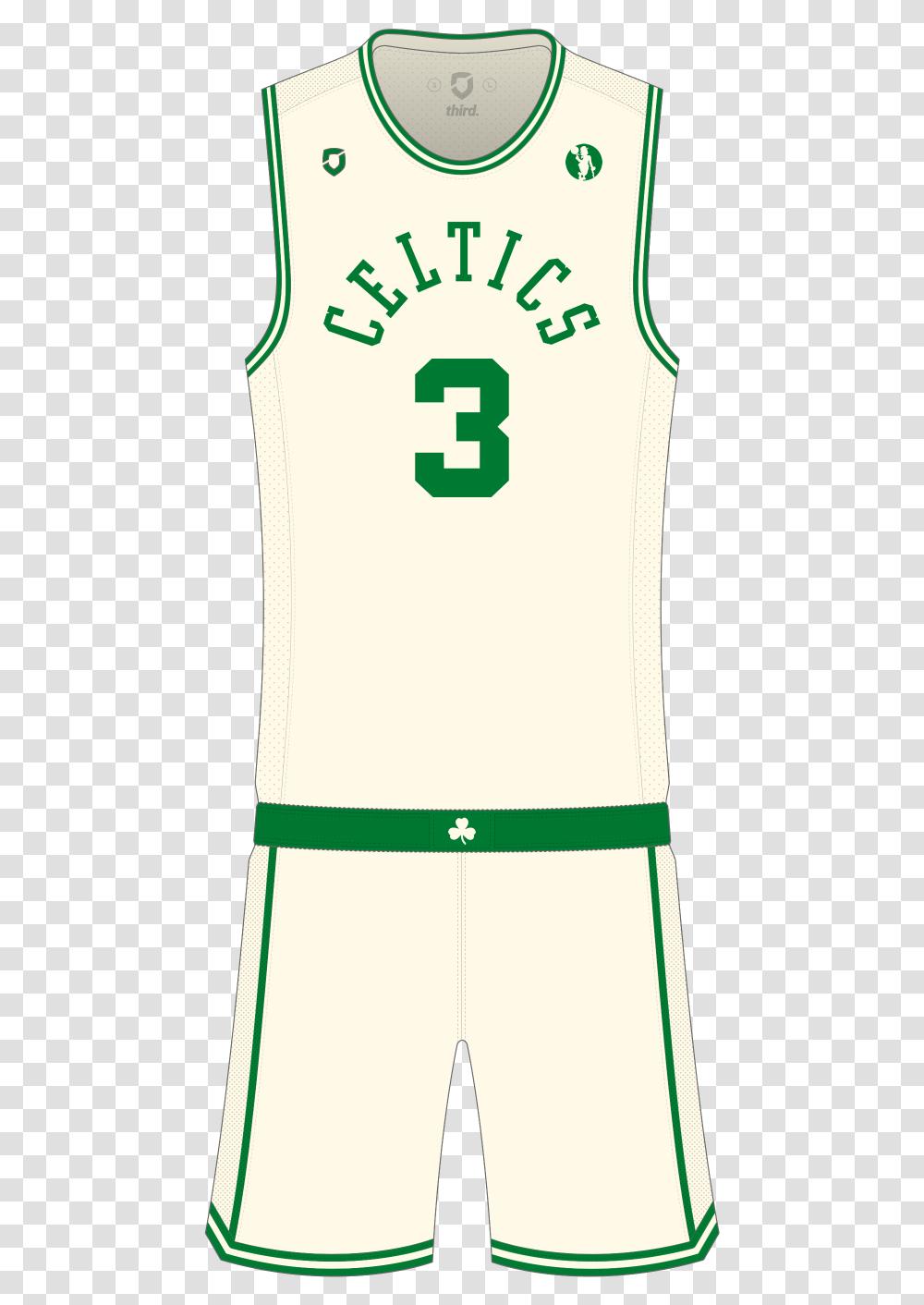 Boston Celtics Cream Alternate Boston Celtics Cream Jersey Transparent Png