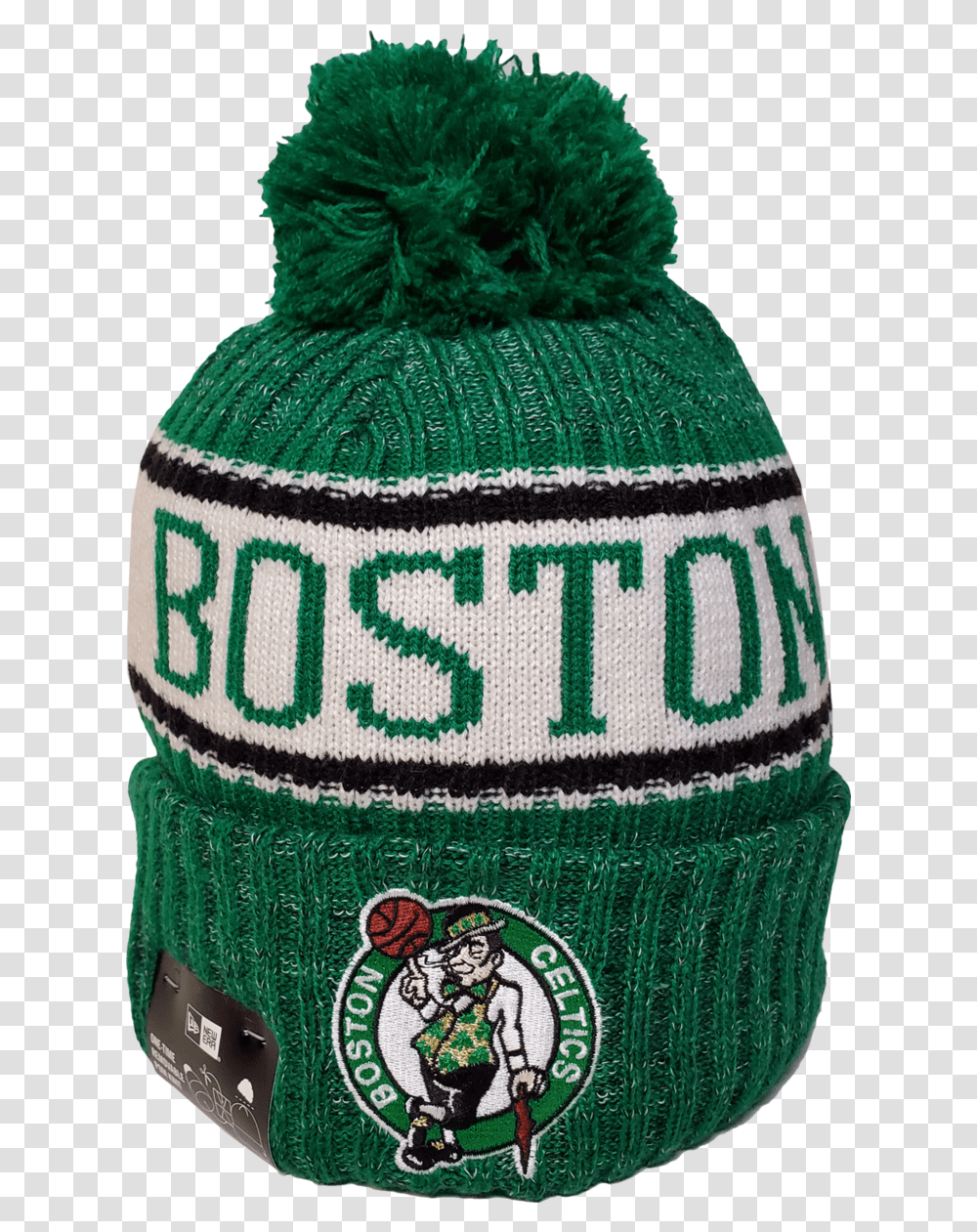 Boston Celtics Fleece Lined Pom Toque Beanie, Clothing, Apparel, Cap, Hat Transparent Png