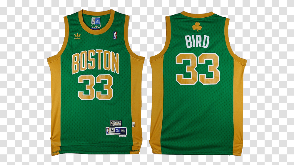 Boston Celtics Jersey Larry Bird, Shirt, Clothing, Apparel, Tie Transparent Png