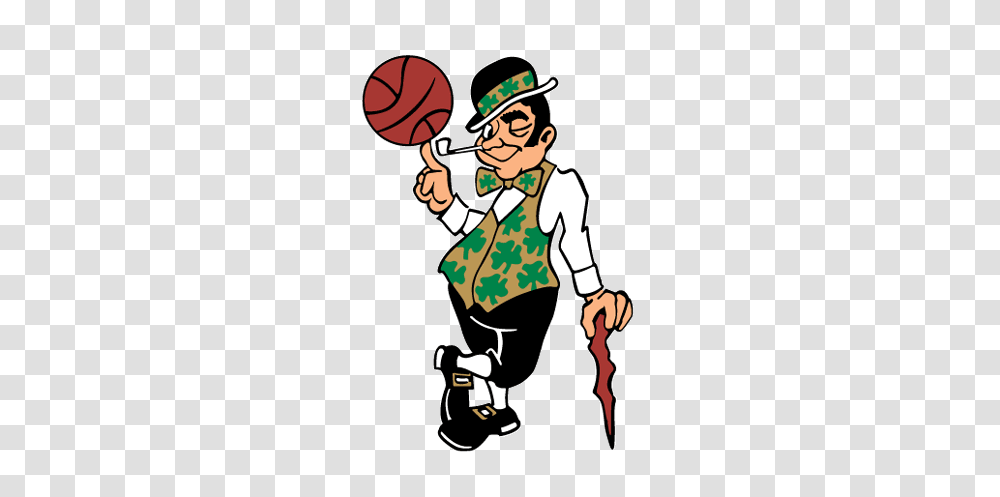 Boston Celtics Leprechaun Logos, Person, People, Performer, Sport Transparent Png