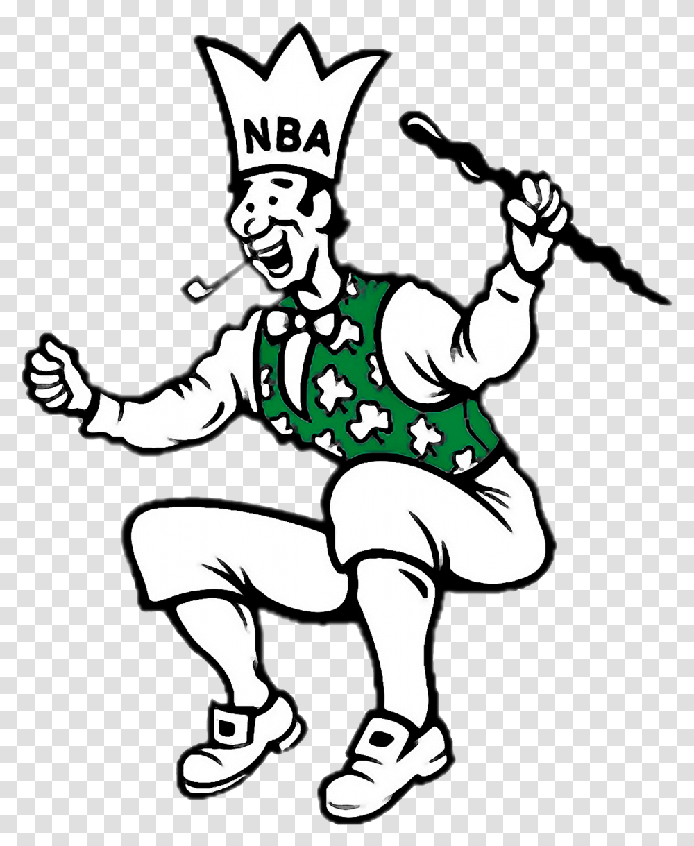 Boston Celtics, Stencil, Hand, Kicking, Ninja Transparent Png