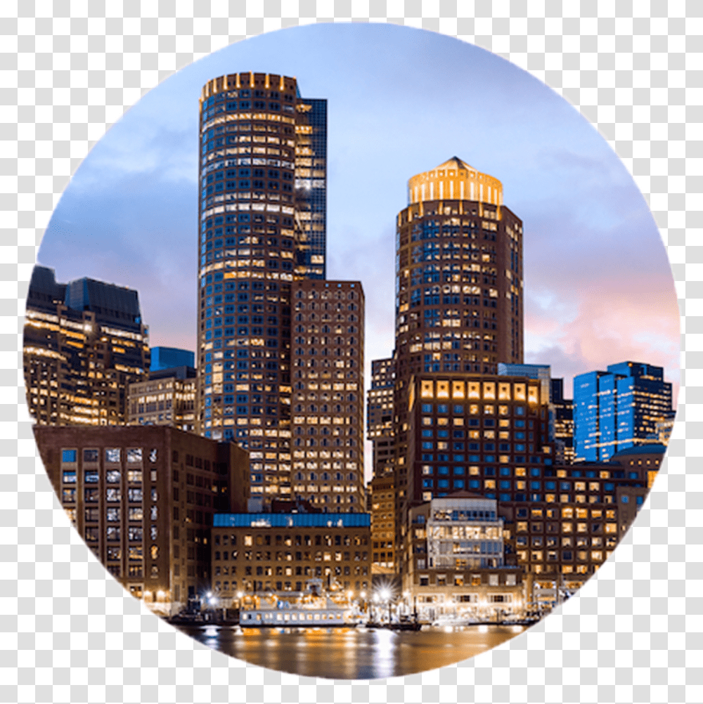 Boston, City, Urban, Building, High Rise Transparent Png