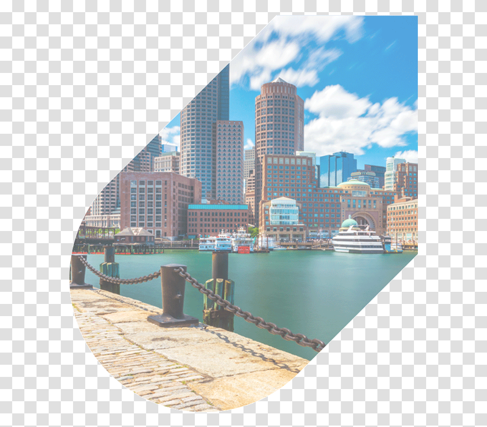 Boston City, Water, Boat, Waterfront, Urban Transparent Png