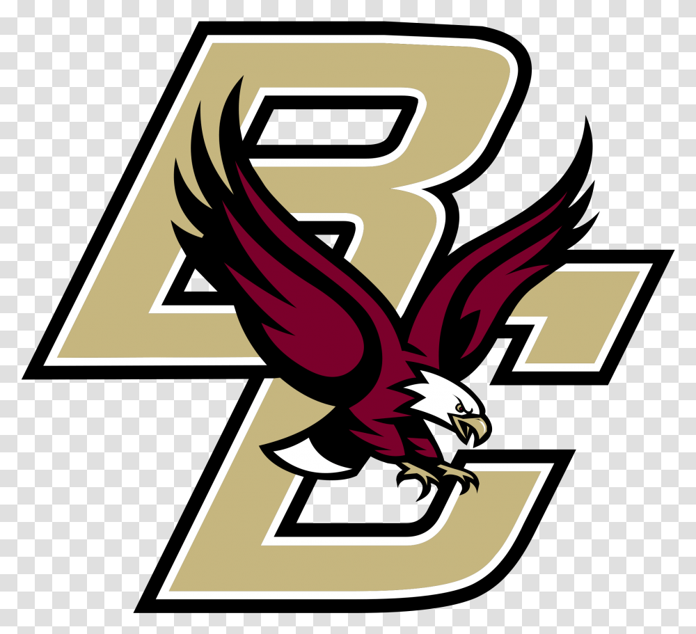 Boston College Eagles Football Boston College School Boston College Eagles Logo, Emblem, Trademark, Bird Transparent Png