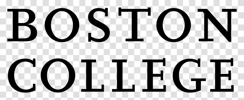 Boston College Logo Black And White, Number, Label Transparent Png