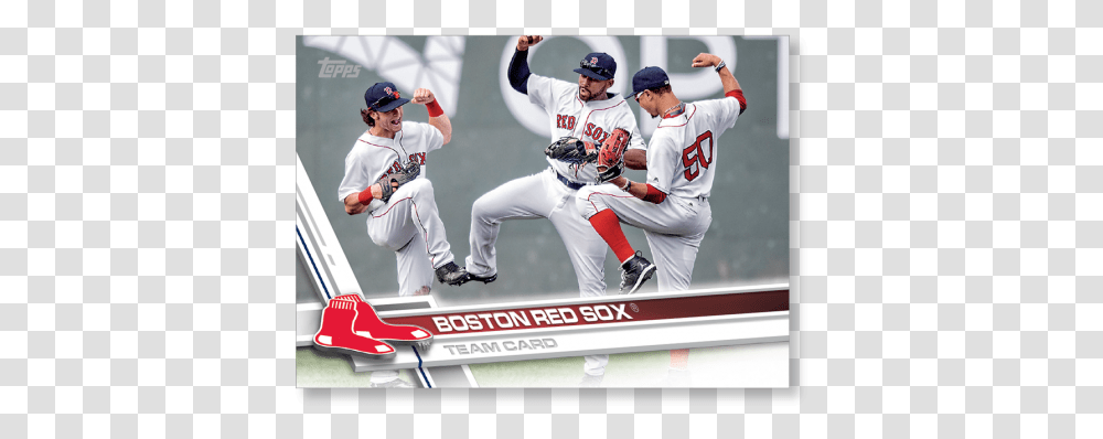 Boston Red Sox 2017 Topps Baseball Series 2 Team Cards Red Sox Players, Person, Athlete, Sport, People Transparent Png