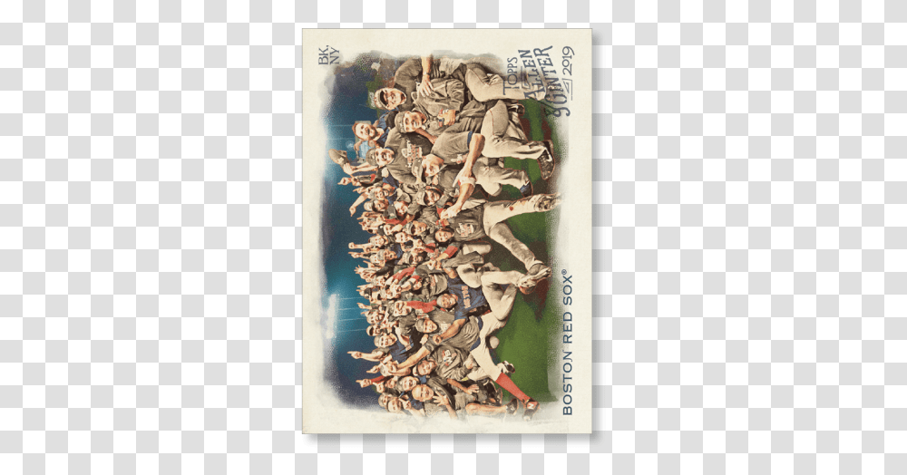 Boston Red Sox 2019 Topps Allen Amp Ginter Oversized Herd, Poster, Advertisement, Person, Human Transparent Png