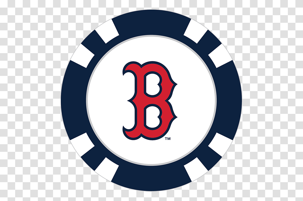 Boston Red Sox Poker Chip Ball Marker, Number, Logo Transparent Png