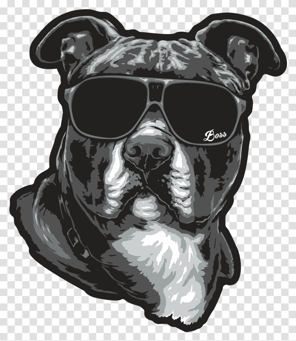 Boston Terrier American Staffordshire Terrier Dog Breed American Bully Aufkleber, Sunglasses, Helmet, Pet, Animal Transparent Png
