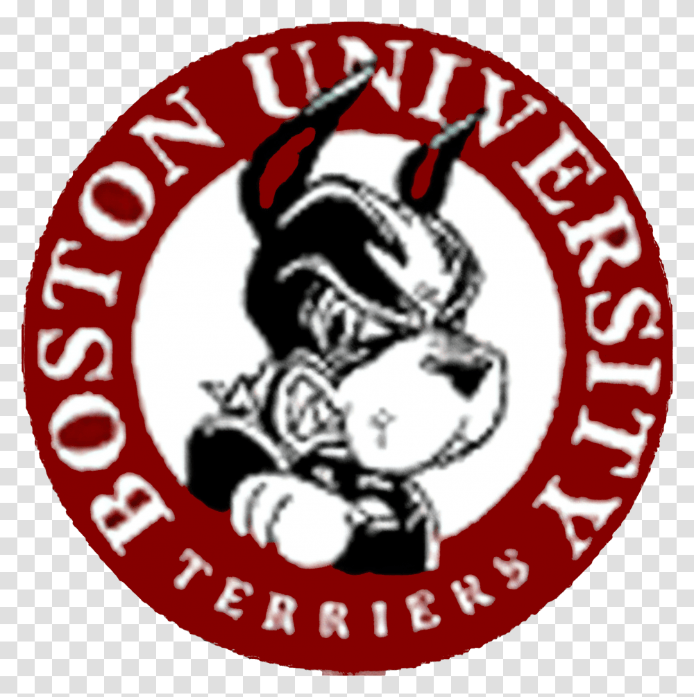 Boston University Terriers Logo Logo Boston University Mascot, Label, Text, Symbol, Trademark Transparent Png