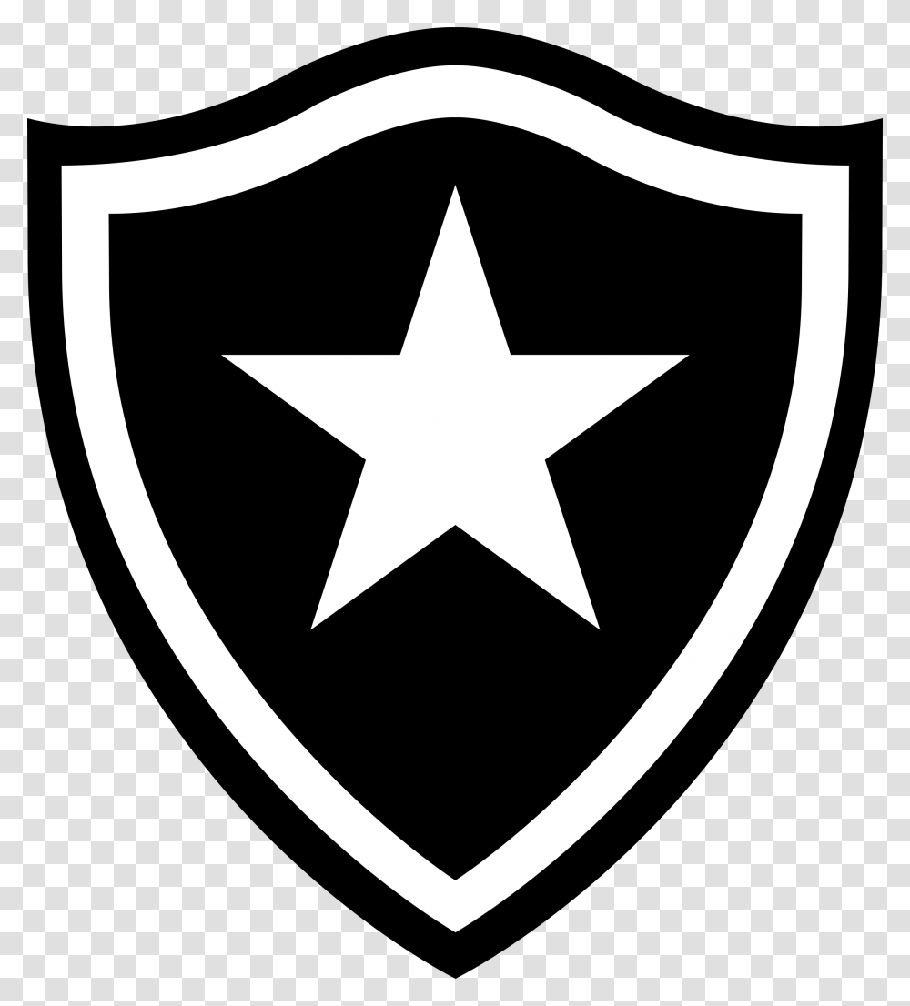 Botafogo Logo Bota Fogo, Star Symbol, Armor, Cross Transparent Png