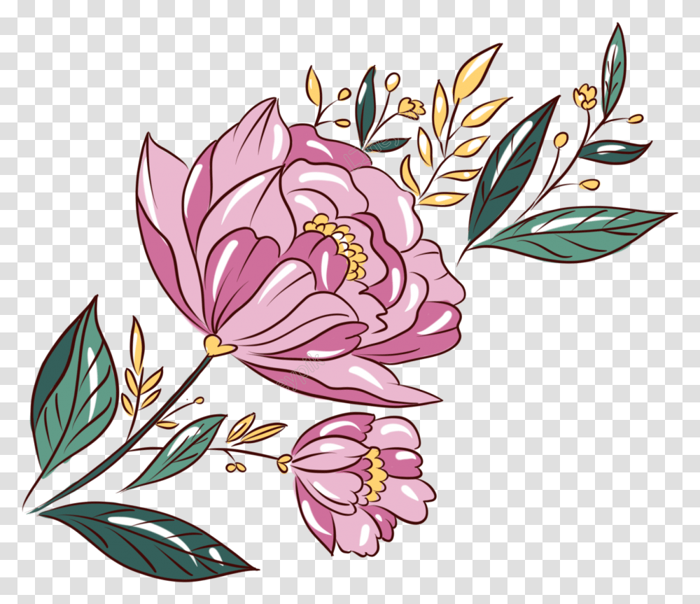 Botanica Flower, Floral Design, Pattern Transparent Png