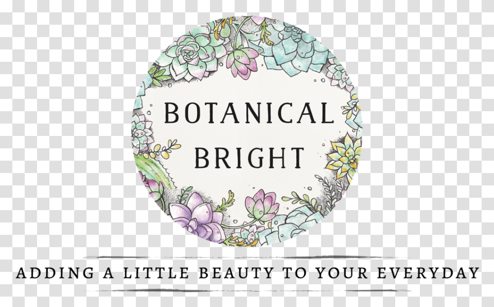Botanical Bright Products For Plant Lovers - Botanical Circle, Label, Text, Book, Art Transparent Png