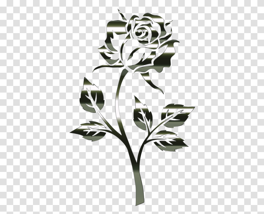 Botanyplantflower Flower Silhouette No Background, Floral Design, Pattern Transparent Png