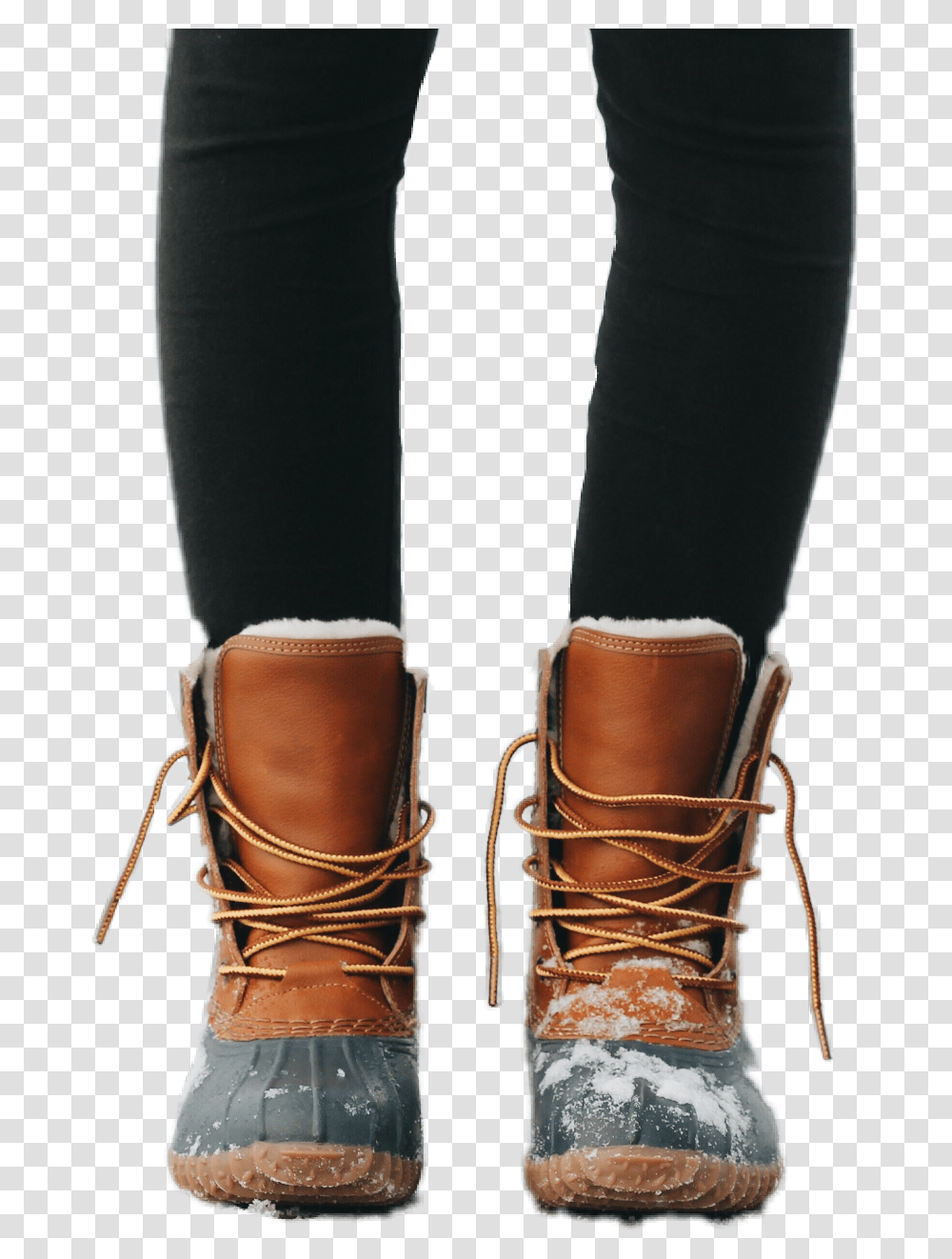 Botas Boots For Winter, Apparel, Footwear, Person Transparent Png