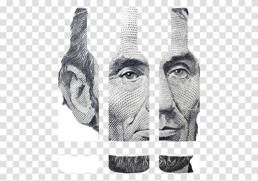 Boteco Vodka Honest Price Abe Lincoln And Ben Franklin, Tie, Accessories, Collage, Poster Transparent Png
