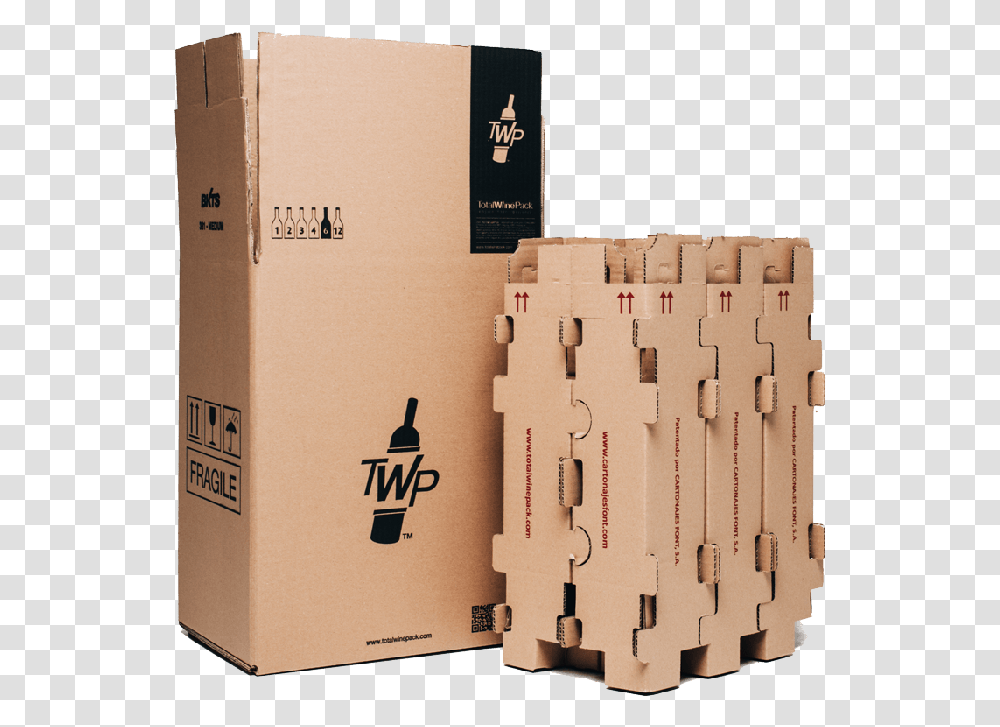 Botella, Cardboard, Box, Carton, Package Delivery Transparent Png