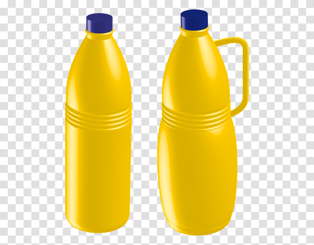 Botella Plstico Botellas Leja Envase Amarillo Yellow Plastic Bottles, Juice, Beverage, Orange Juice, Shaker Transparent Png