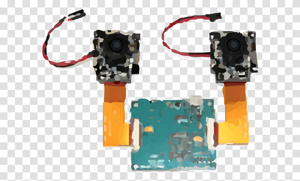 Both Eyes Iris Photography Camera Module Electrical Connector, Machine, Motor, Electrical Device, Robot Transparent Png