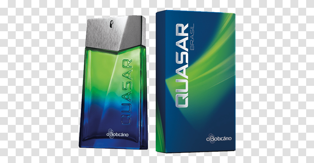 Boticario Quasar Brasil Todos Os Perfumes Quasar, Bottle, Cosmetics, Aftershave Transparent Png
