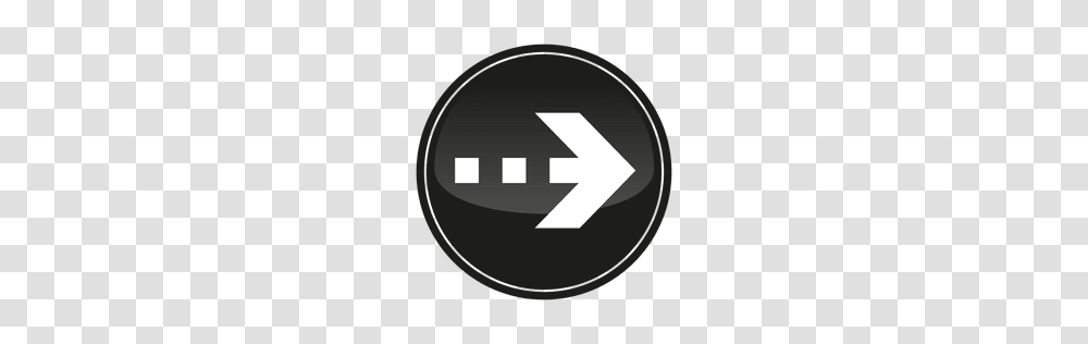 Boton Circulo Negro Or To Download, Sign, Road Sign Transparent Png