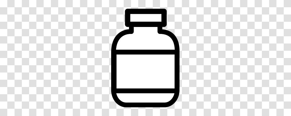 Bottle Label, Ink Bottle, Silhouette Transparent Png