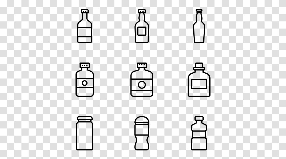 Bottle And Containers Water Bottle Vector Icon, Gray, World Of Warcraft Transparent Png