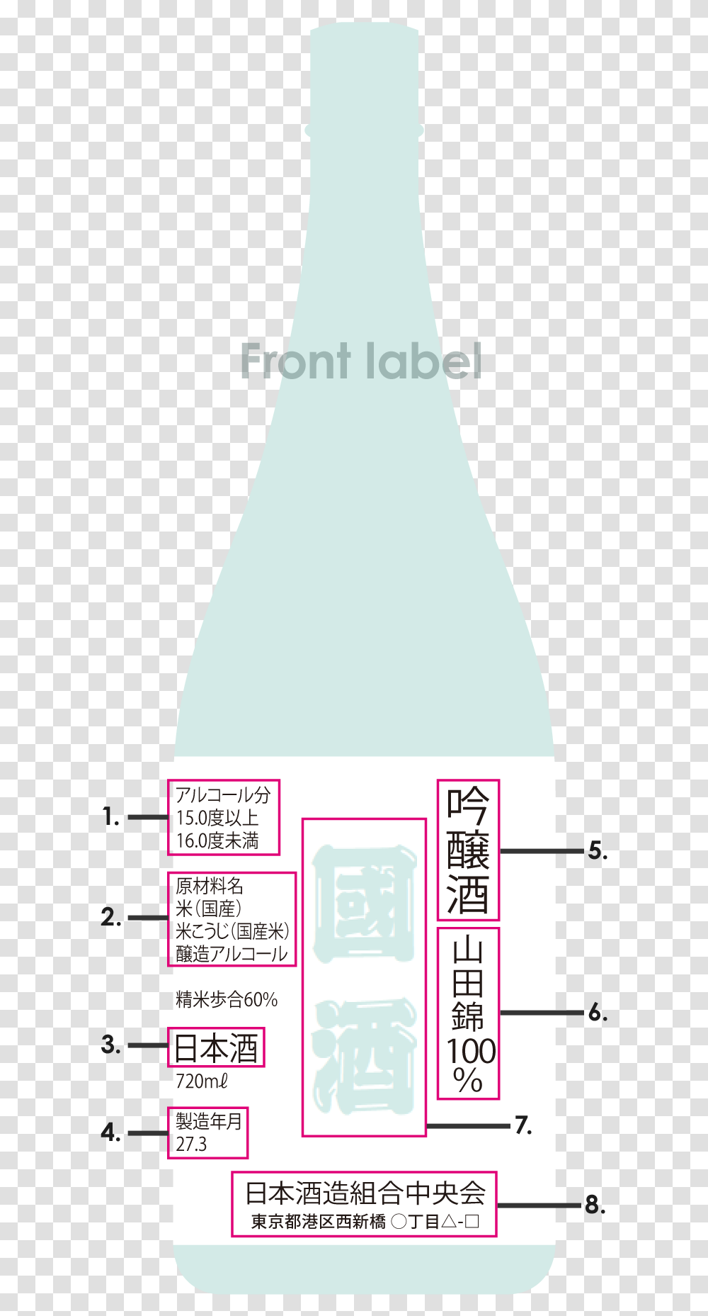 Bottle, Beverage, Drink, Sake, Alcohol Transparent Png