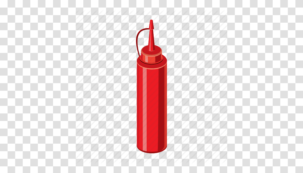 Bottle Cartoon Container Food Ketchup Plastic Sauce Icon, Weapon, Weaponry, Bomb, Dynamite Transparent Png