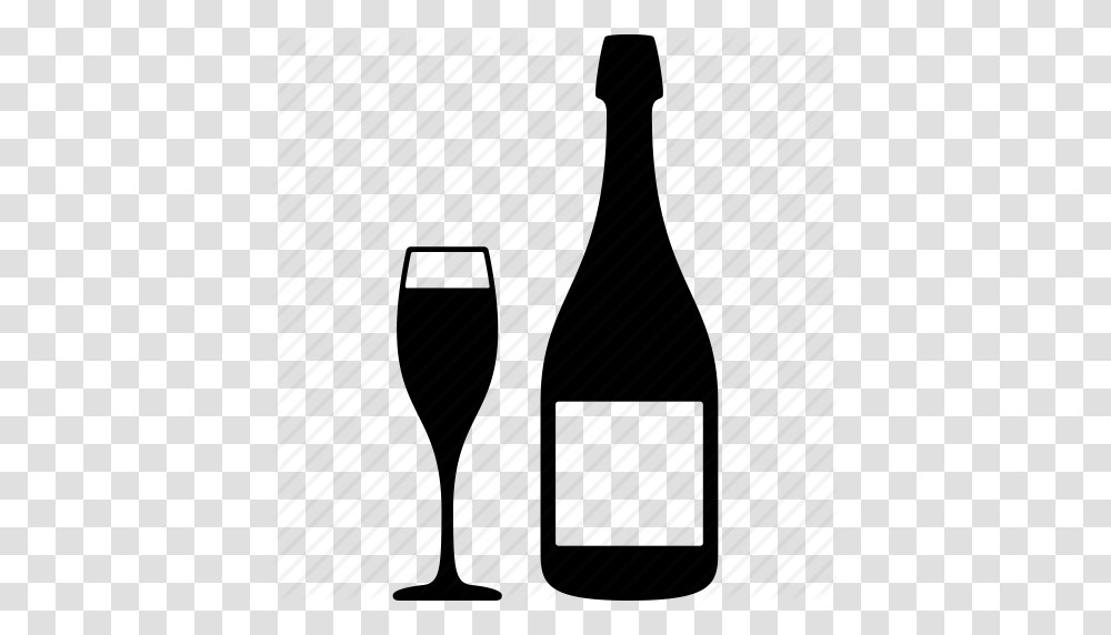Bottle Champagne Drink Glass Restaurent Wine Wine Cup Icon, Alcohol, Beverage, Wine Bottle, Red Wine Transparent Png
