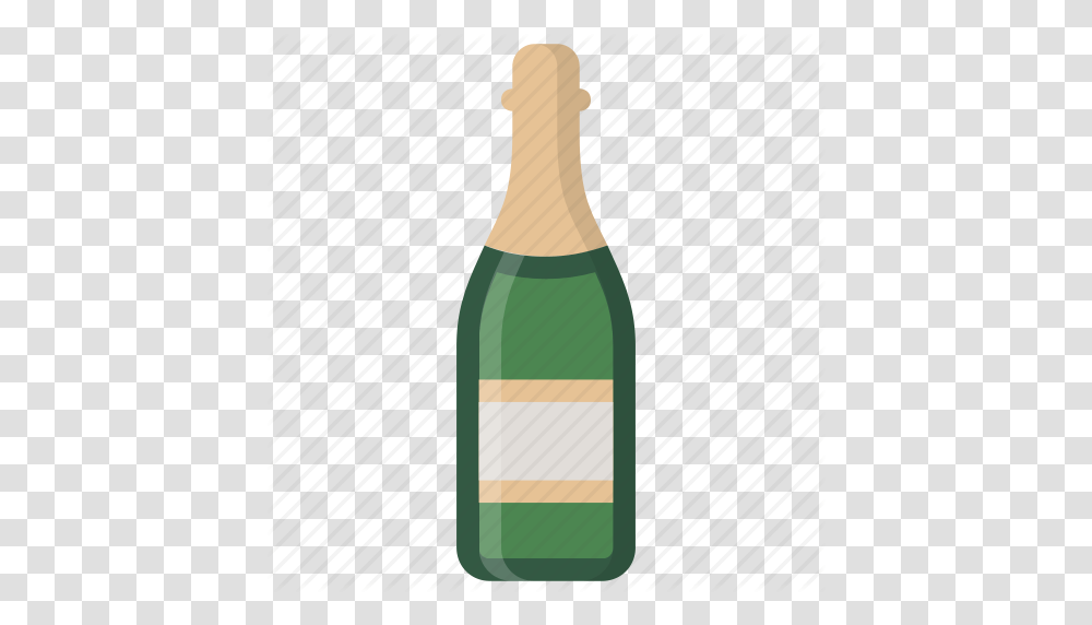 Bottle Champagne Party Icon, Wine, Alcohol, Beverage, Drink Transparent Png