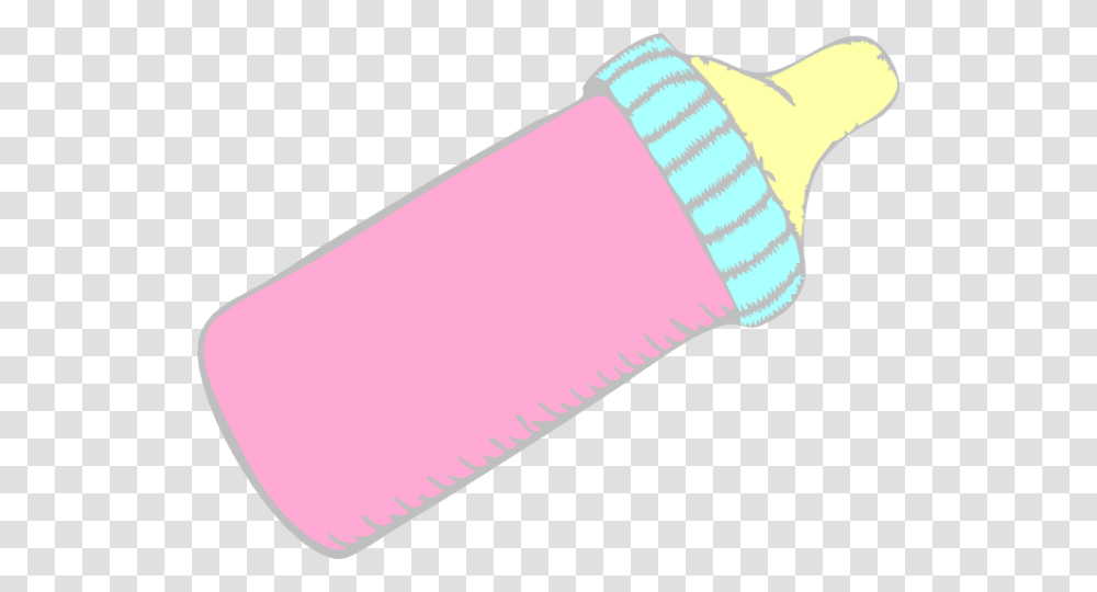 Bottle Clipart Baby Girl Cartoon Pink Baby Bottles, Cream, Dessert, Food, Creme Transparent Png
