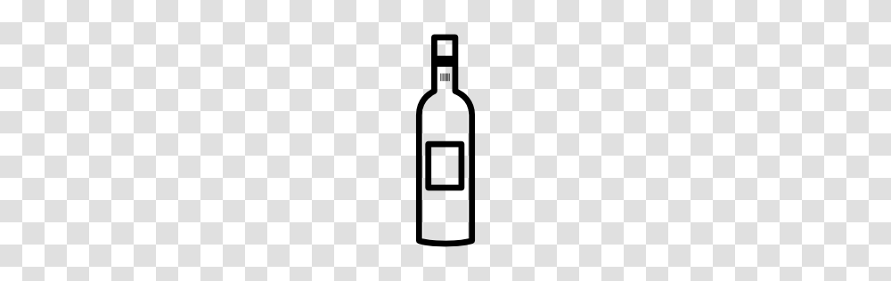 Bottle Clipart Wine Bottle Outline, Alcohol, Beverage, Drink, Red Wine Transparent Png