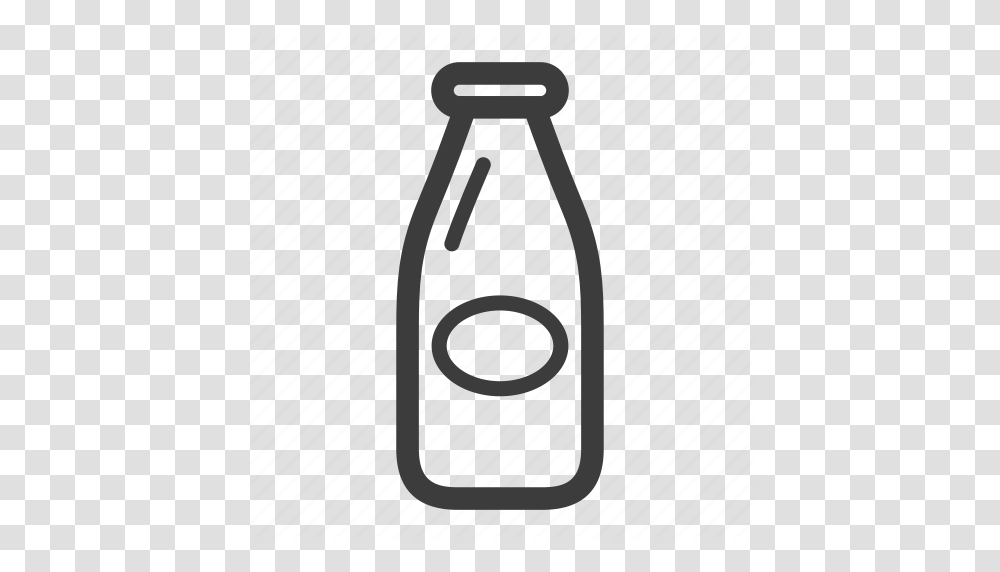 Bottle Container Drink Liquid Milk Icon, Pop Bottle, Beverage, Label Transparent Png
