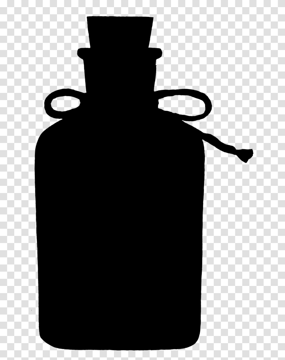 Bottle Cord Silhouette Free Photo Potion Bottle Silhouette Free, Gray, World Of Warcraft Transparent Png