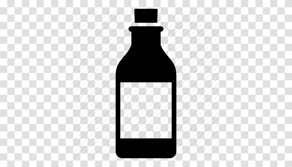 Bottle Cork Empty Label Potion Stopper Vintage Icon, Ink Bottle, Food, Cylinder, Silhouette Transparent Png