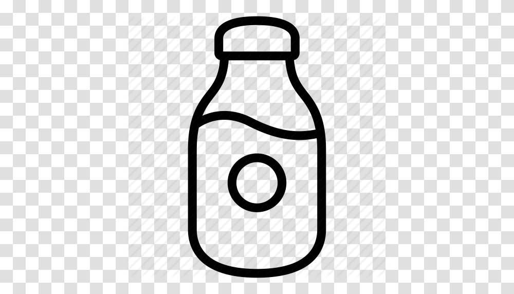 Bottle Dairy Drink Empty Milk Icon, Jar, Label, Cylinder Transparent Png