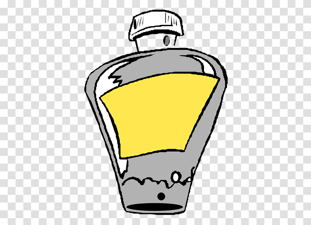 Bottle Label Medicine Jar Glass Bottle Cologne Bottle Clipart, Helmet, Light, Drawing, Gas Station Transparent Png