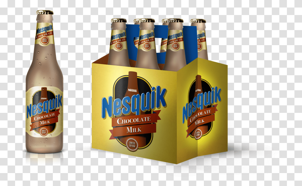 Bottle Nesquik Bottle Limited Edition, Beer, Alcohol, Beverage, Drink Transparent Png