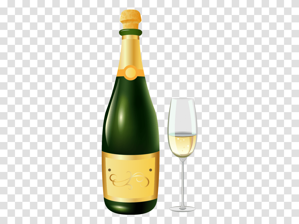 Bottle Of Champagne Wine Glass, Alcohol, Beverage, Drink, Lamp Transparent Png
