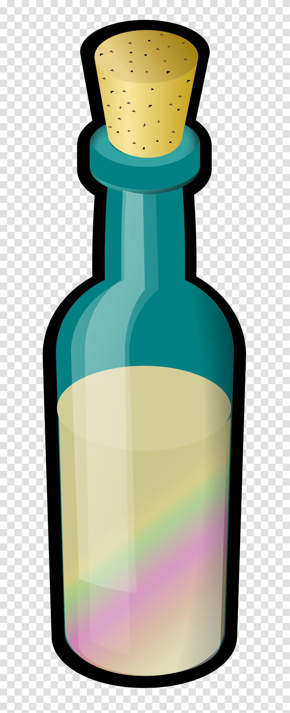 Bottle Of Colored Sand With Cork Icons, Beverage, Drink, Alcohol, Wine Transparent Png