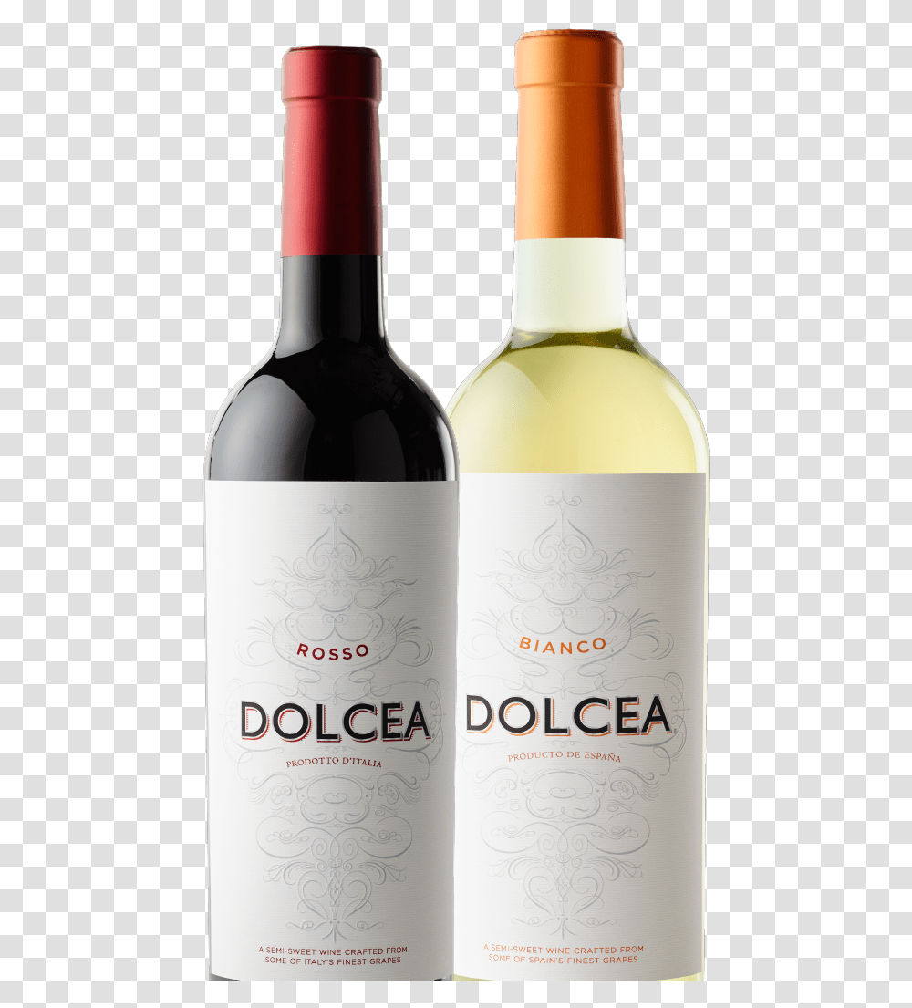 Bottle Of Dolcea Rosso And Biance, Wine, Alcohol, Beverage, Drink Transparent Png