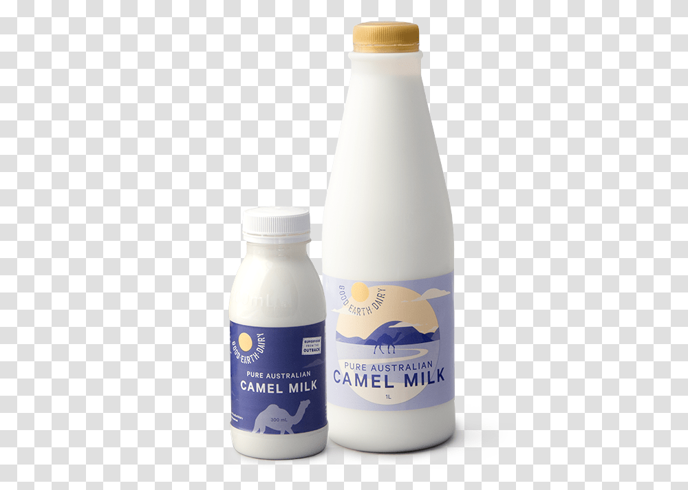 Bottle Of Good Earth Dairy Milk Camel Milk Australia, Shaker, Label, Food Transparent Png